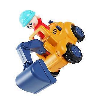Inertial Pull Back Car Toy Engineering Vehicle Toy for Kids with Press Design