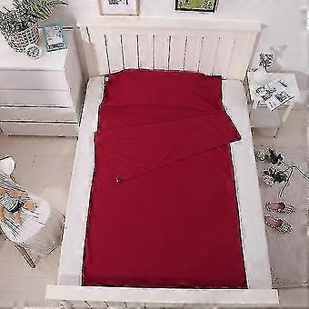Ultralichte slaapzak voor kamperen, wandelen en reizen, draagbaar opvouwbaar envelopmodel, 75x210 cm, 380 g