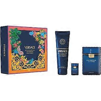 Versace EAU FRAÎCHE EXTREME Herrenparfüm-Set, 3-teilig