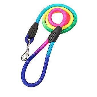 Dog Nylon Leash Pet Pulling Rope with Comfortable Grip 1.2m Cable