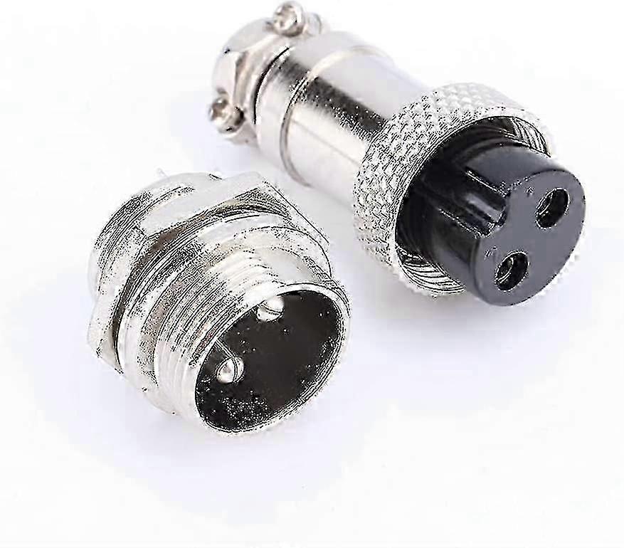 Gx16 Aviation Plug Socket 2 Pin Screw Type