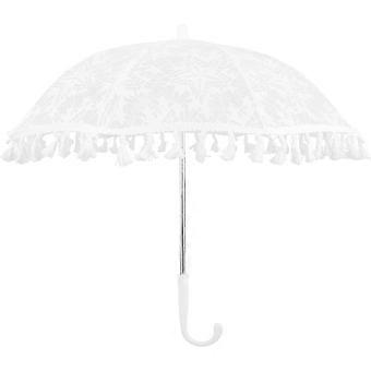 Lace Parasol Umbrella for Decoration White Lace Umbrella Wedding Party Decor