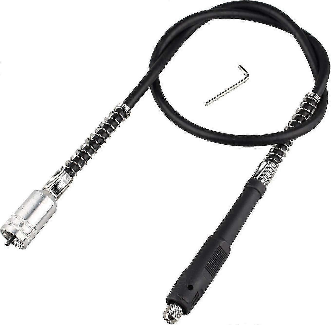 PDIN-Flexible Drill Shank Extension Keyless Chuck Compatible Tool Attachment Accessory