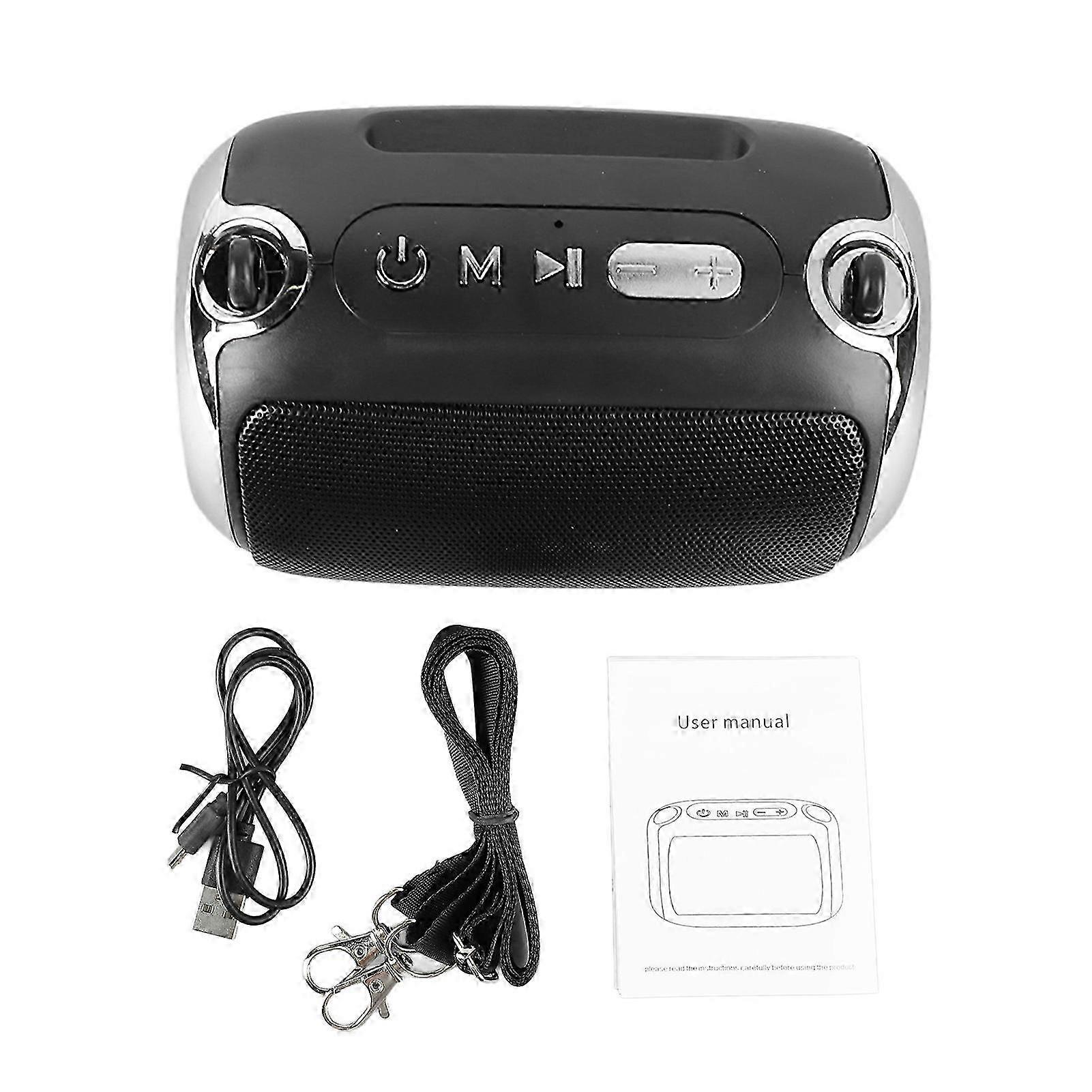 Portable Strap Wireless Speaker Support Memory Card U Disk HiFi Rechargeable Portable Bluetooth Speaker