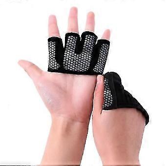 Deportes al aire libre Fitness Guantes antideslizantes de cuatro dedos