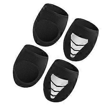 2 Pairs Cycling Half Shoes Cover Keep Warm Waterproof Windproof Safe Riding Shoes Cover Reflective Outdoor Overshoes for Cycling Use