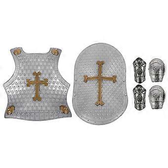Children's Assorted Color Armour and Shield Toy for Cosplay 1Set