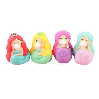 2026 Mermaid Squeeze Toy Blowing Balloon Doll Squishes Pinch Toy Anti-stress Soft TPR Funny Squeezing Bubble Stress Relief Toy Children Gift