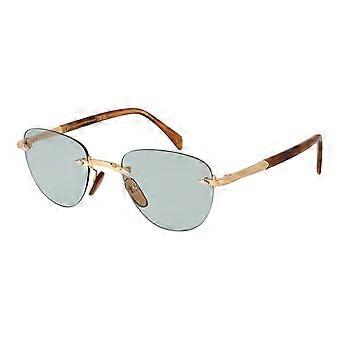 David Beckham Gold Metal Sunglasses