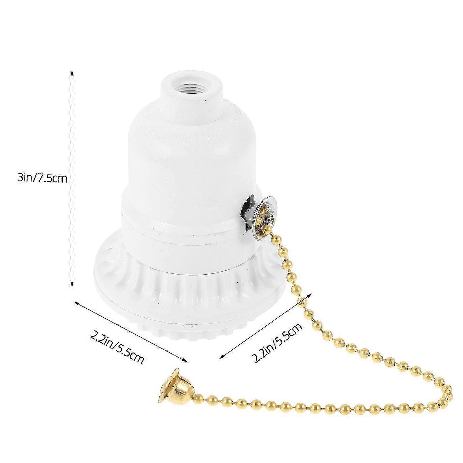 Pull Chain Lampholder Replacement Lamp Socket Household Lamp Socket Pull Lamp Base