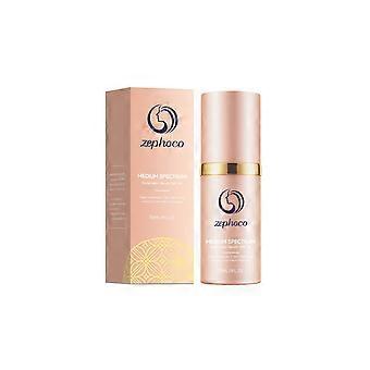 Zephoco vloeibare foundation met temperatuurverandering, geschikt voor dagelijkse make-up, langdurig resultaat, delicate textuur, natuurlijk, licht en hydraterend.