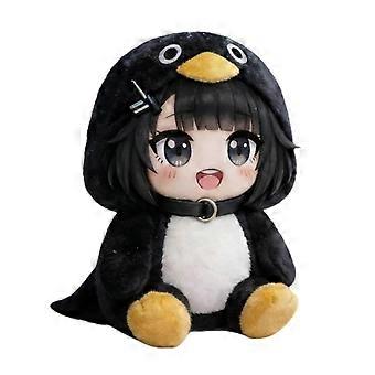 Pinguin-Plüschkissen, weiches, flauschiges Kuscheltier für Kinder und Erwachsene, sicher gefüllt mit PP-Baumwolle, ideal für Schlafzimmer, Auto, Büro oder Leseecke.