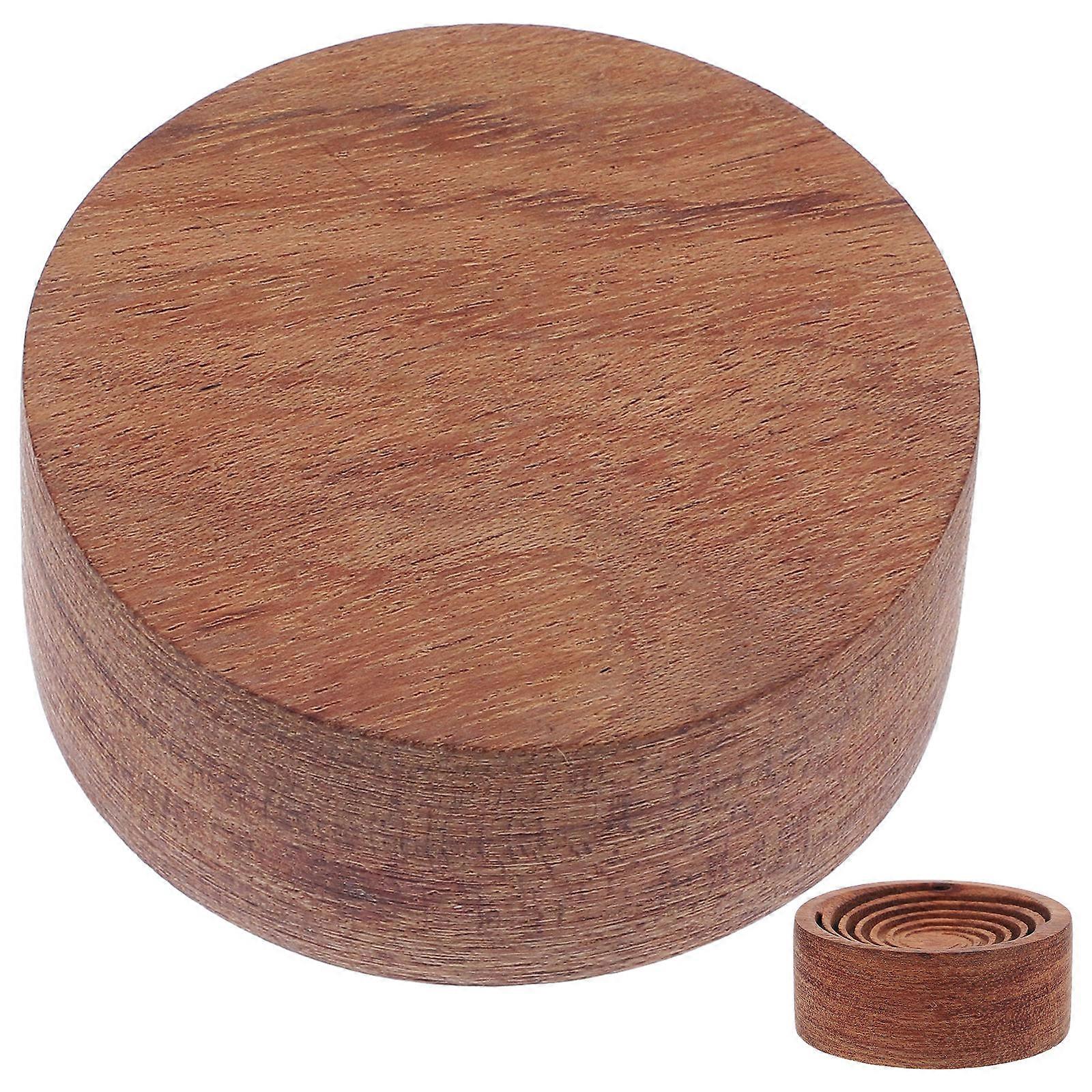 Car Essential Oil Diffuser Wood Decorative Aromatherapy Diffuser Essential Oil Round Diffuser
