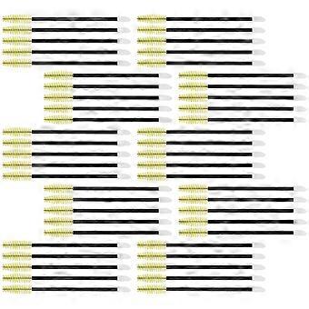 200Pcs Disposable Eyelash Brush for Makeup Eyebrow Brush Applicator Light Green