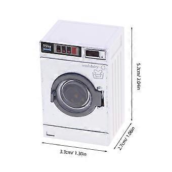 Washing Machine Model Toy for Dollhouse Laundry Room Accessories