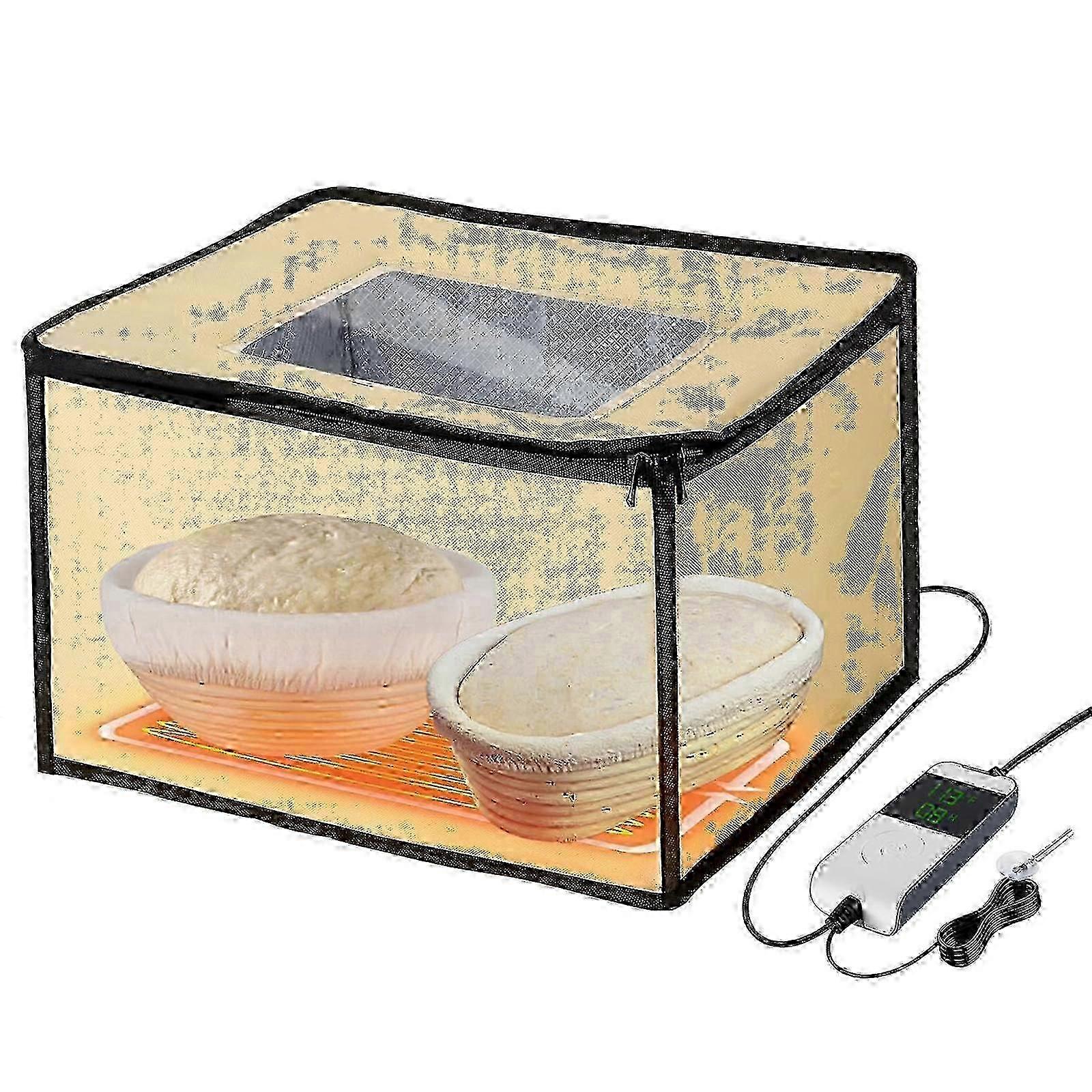 Precise temperature control dough proofer compatible with bread making