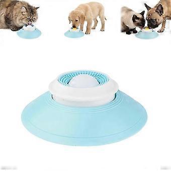 Dog Cat Lick Sphere Slow Feeder for Liquid Food Peanut Butter,Interactive Licksphere for Dogs Anxiety Relief,Non-Slip B