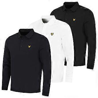 Koszulka polo Lyle & Scott dla mężczyzn, golf, lekka, regularny krój, z długim rękawem
