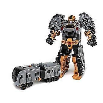 15cm Robot Transformer Toy Various Style Fast Fighter Aircraft Tractor Tank Train Cartoon Model Toy Collectible Children Robot Transforming Vehicles T
