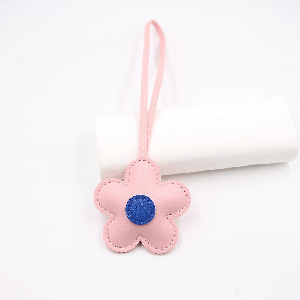 Flower Leather Keychain, New Style