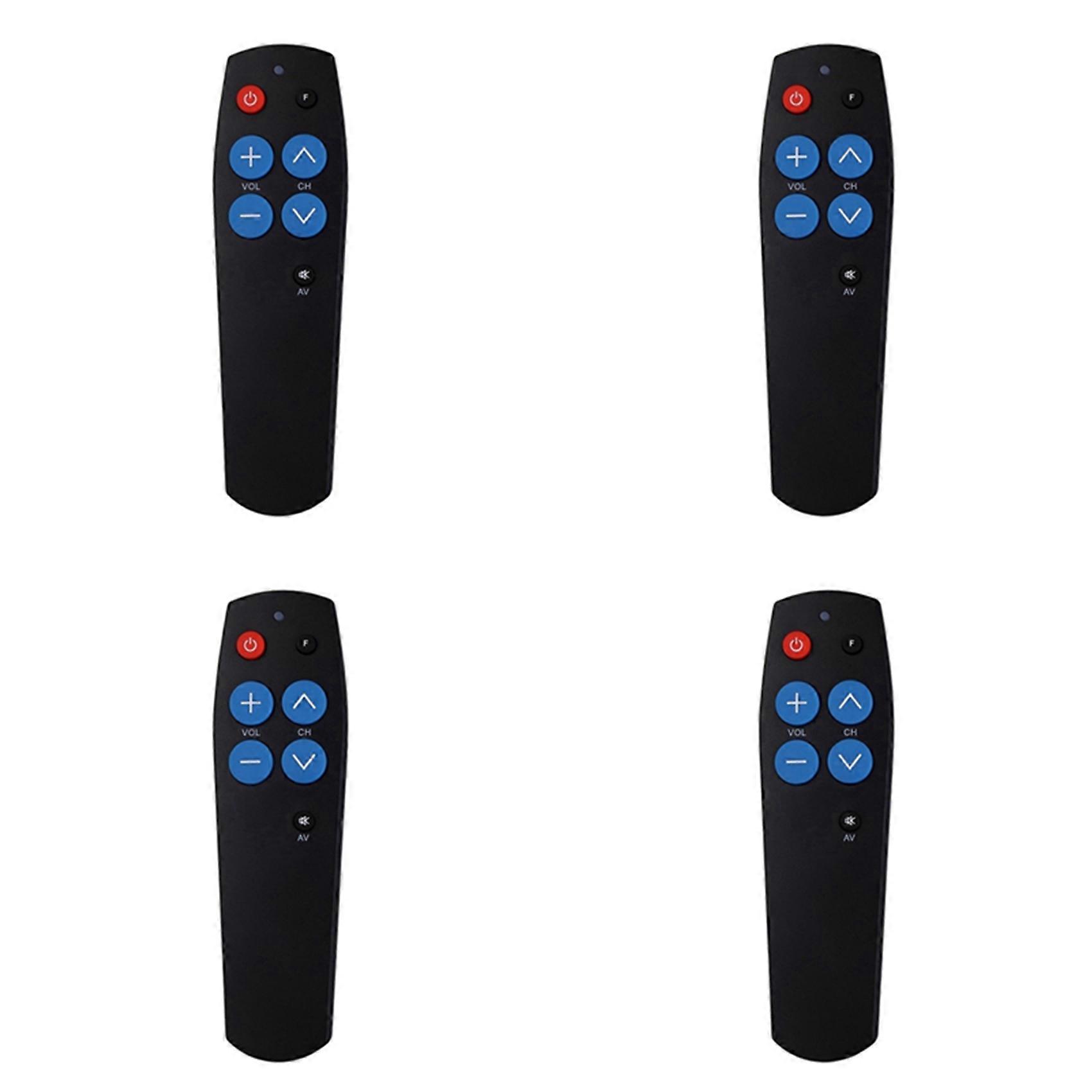 4X Universal Learn Remote Control for Seniors,7 Big Keys Controller Copy Code From TV STB DVD BOX Lighting Controller