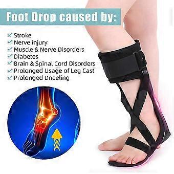 Ankle Foot AFO Drop Foot Brace Orthosis Lightweight Stabilizing Support Foot Drop Corrector for Adult Men Women