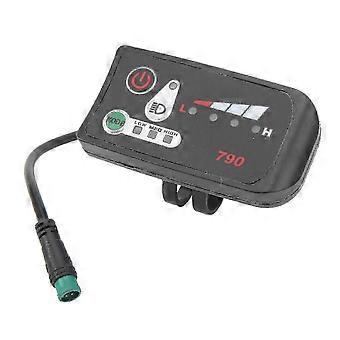 Panneau d'affichage LED pour vélo électrique, compteur de puissance, avec prise mâle 5 broches étanche pour guidon de 22,2 mm
