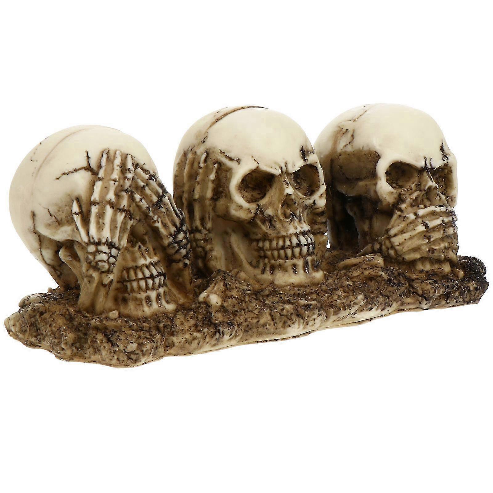 Creative Resin Skull Halloween Decor