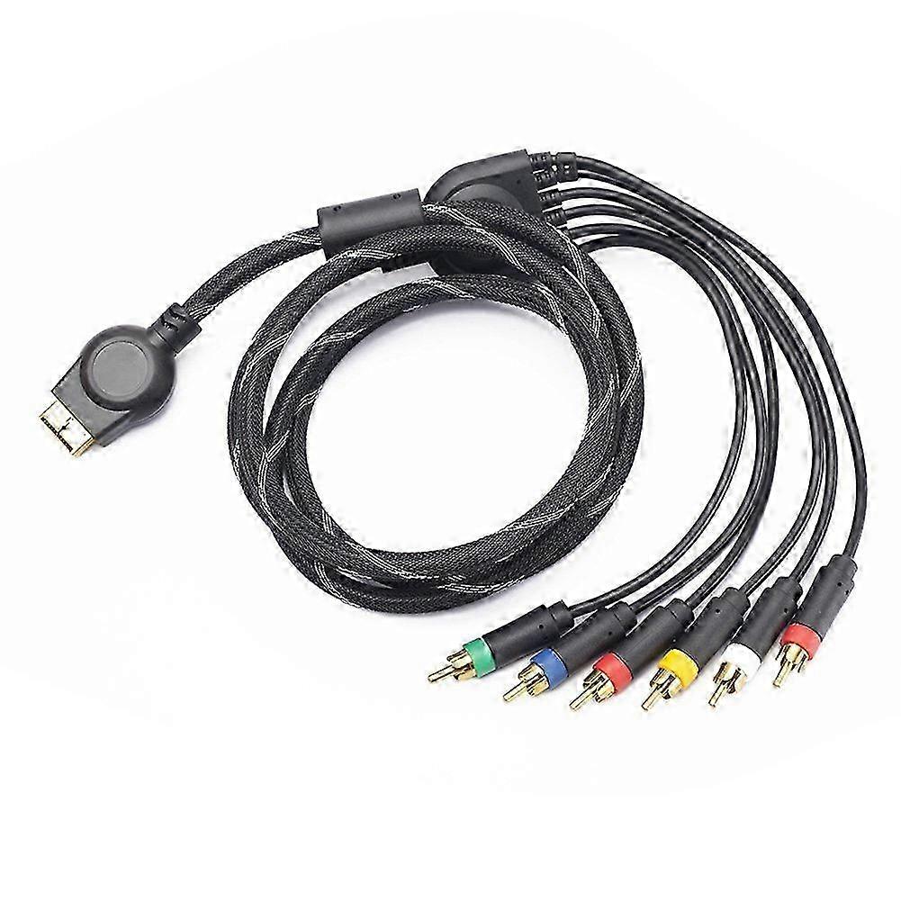 Component Cable 1.8m High Resolution AV Cable Game Cable Accessories for PS PS2  Ver