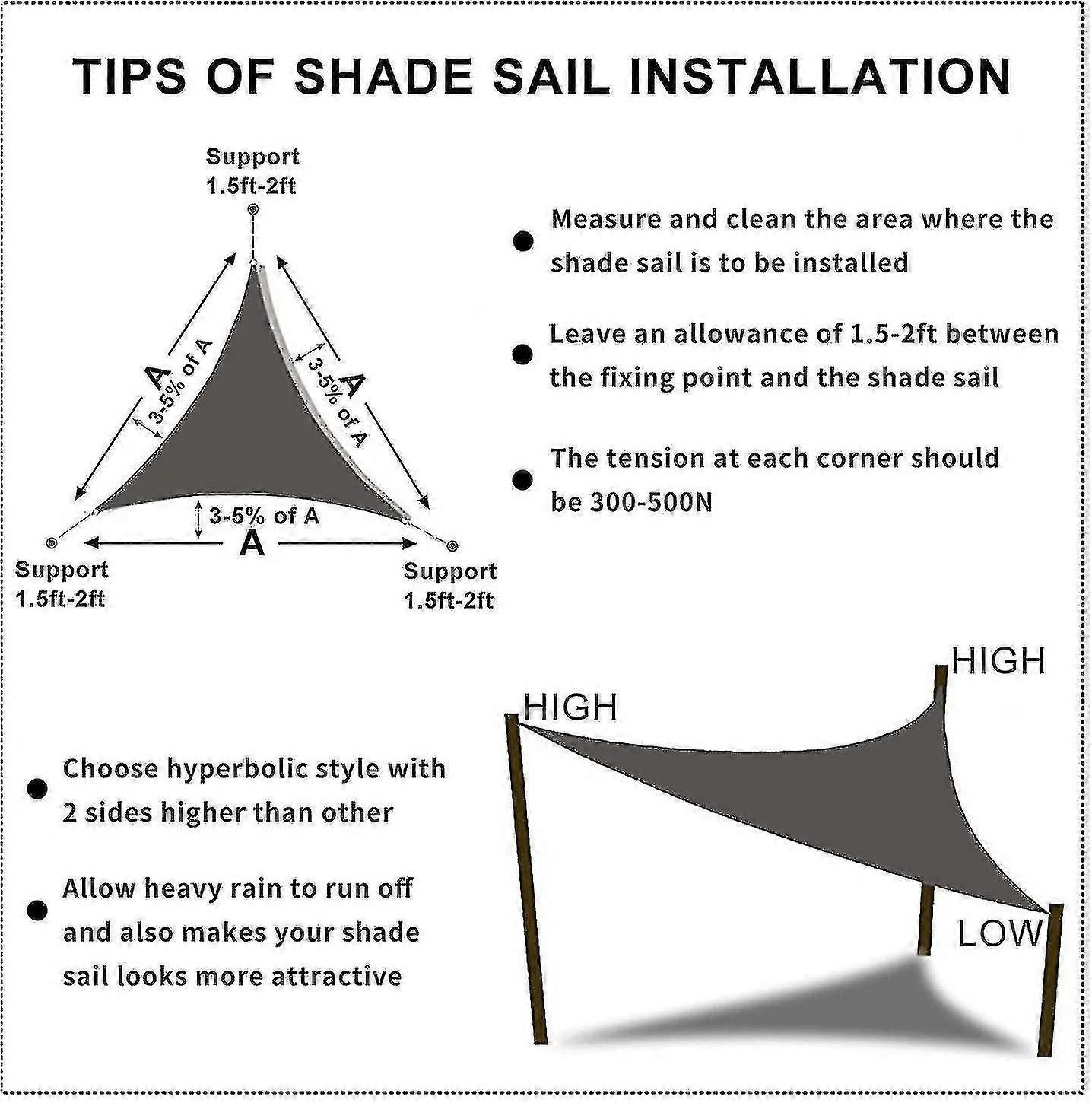 Right Angled Outdoor Sun Shade