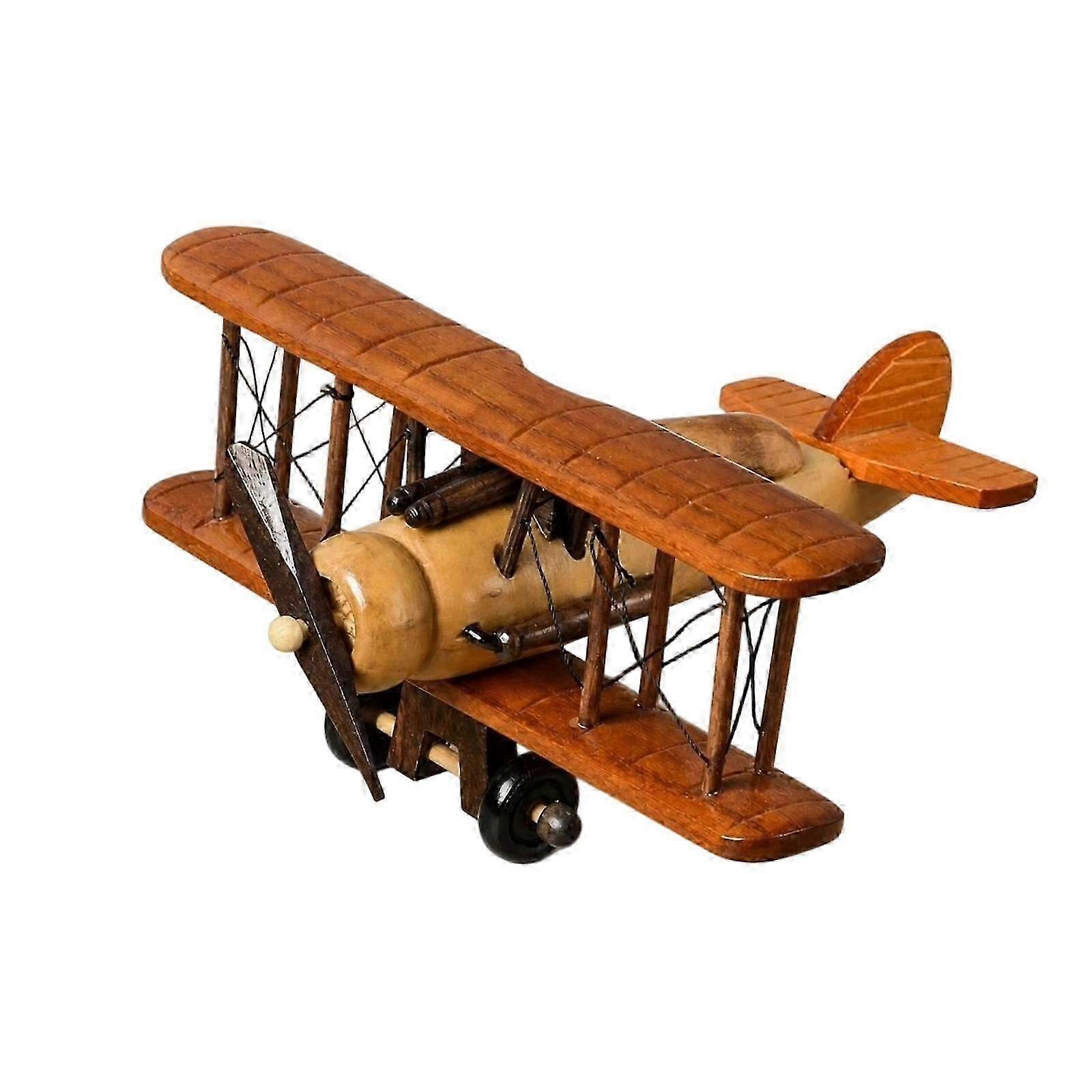 Artisan Teak Biplane Ornament