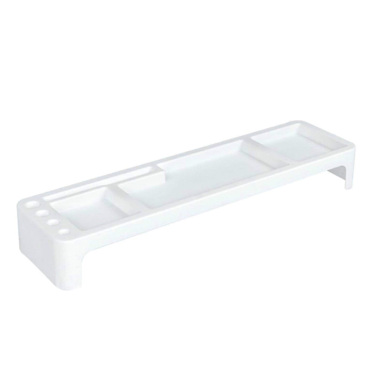 White Keyboard Under Shelf Rack