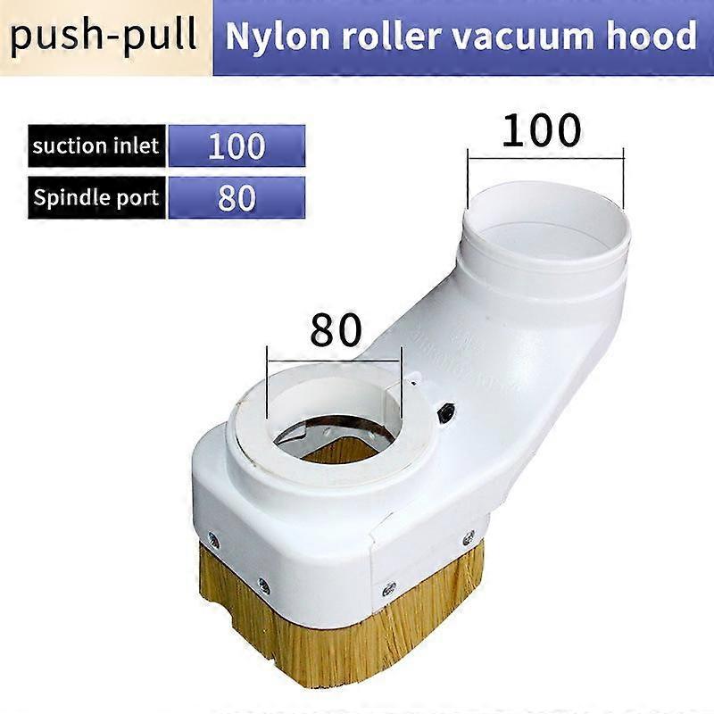 Spindle Dust Collection Cover 70-90MM Diameter Push Pull Suction Foot Efficient Workshop Dust Control