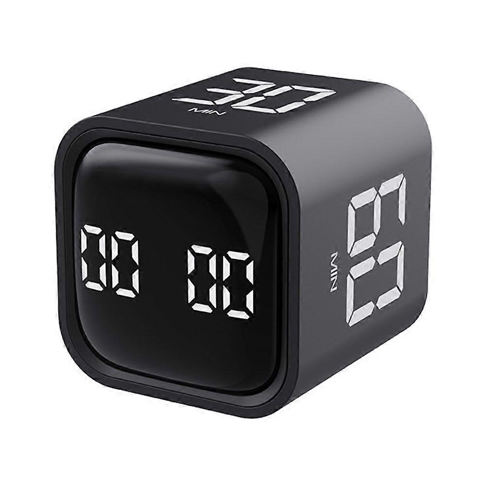 Productivity Cube Timer Mute Vibrate and Adjustable Sound Alert Mini Digital Timer Electronic Timer for Tasks Work Study Kitchen