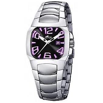 R. lotus code sra ac e.neglila Quartz Analog Woman Watch with Stainless Steel Bracelet 15505/6