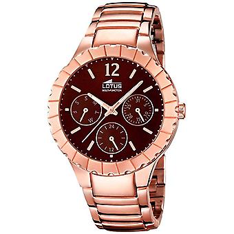 Lotus trendy Quartz Analog Woman Watch with 15904/2 Gold Plated Stainless Steel Bracelet