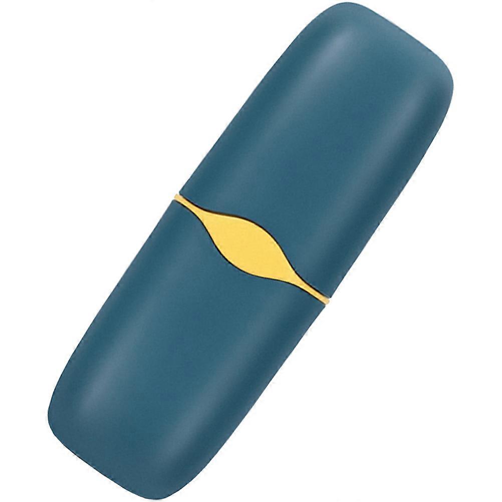 Blue Travelling Toothbrush Boxes for Storage Use with Toothpaste Containers