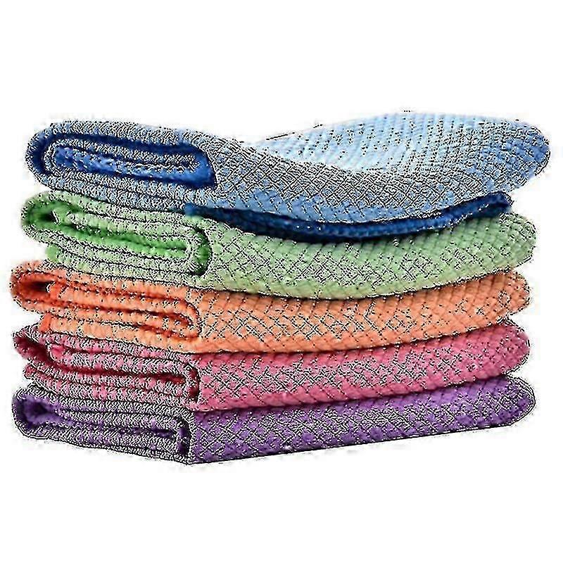 Fish Scale Microfiber Cleaning Cloths