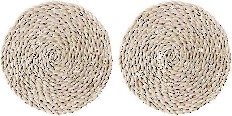 Round Braided Corn Placemats Heat Resistant