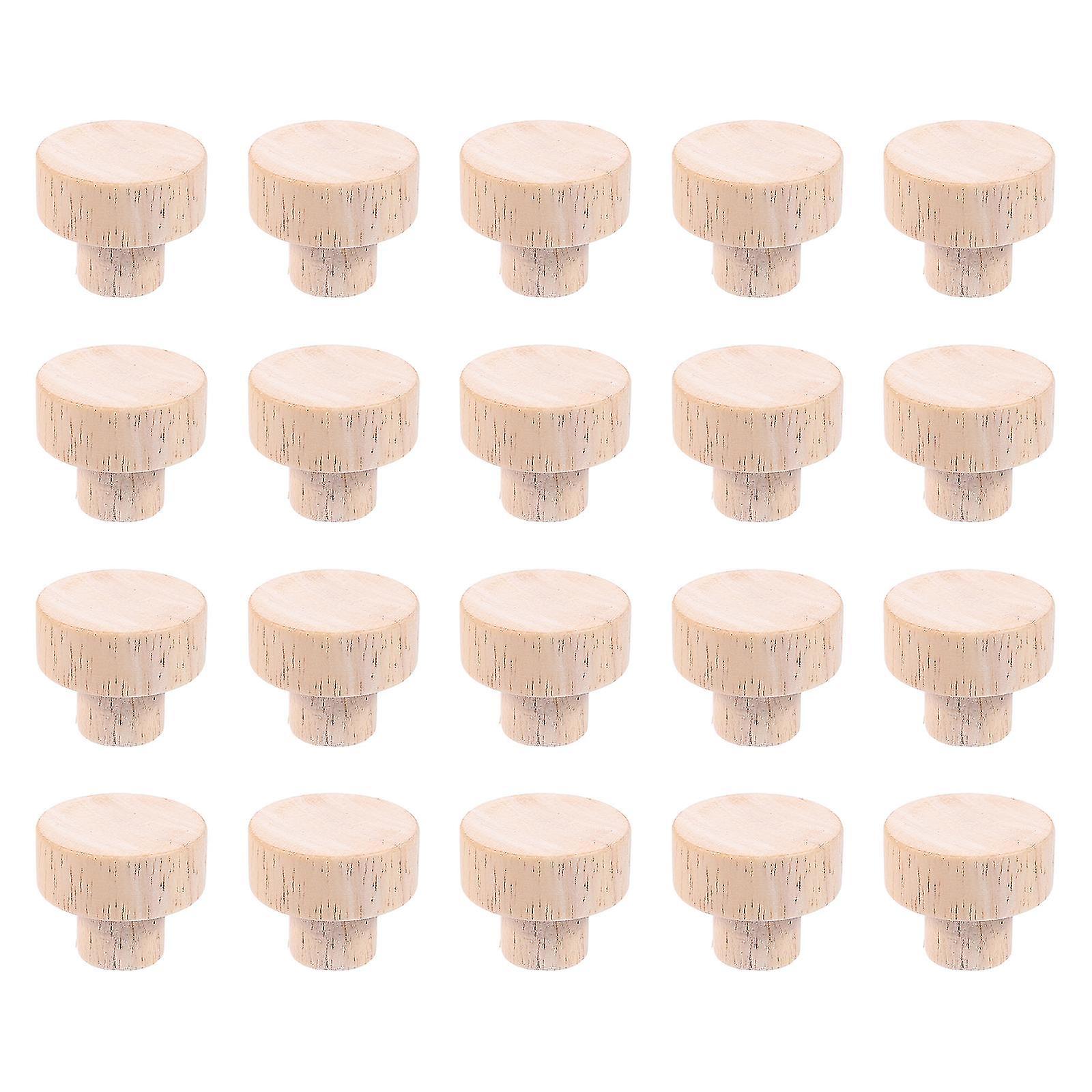 20pcs Round Head Drawer Handle Modern Style Wooden Drawer Furniture Knobs