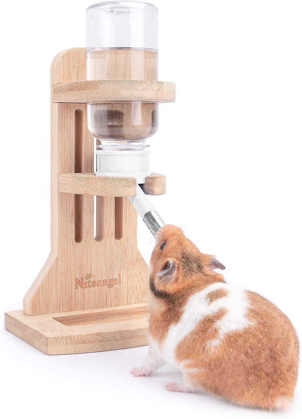 HeyteaWater Bottle with Stand for Small pet Rodents(White)