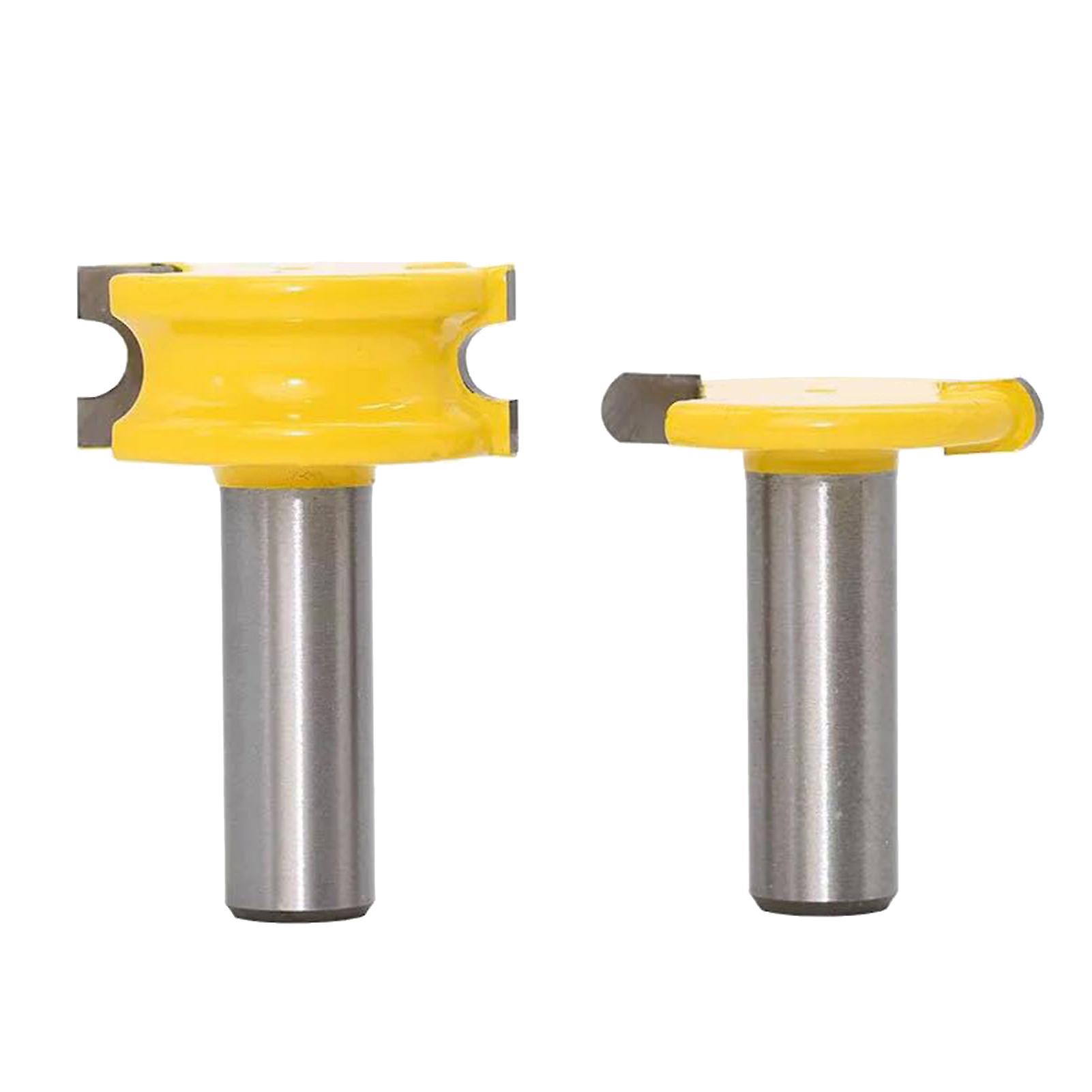2 Pcs Router Bit T-type Arc Milling Cutter