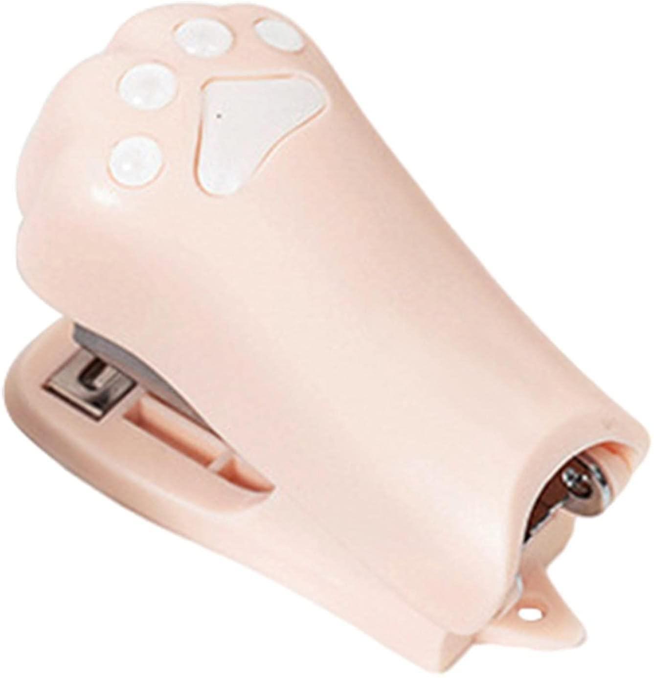 Mini Stapler Set, Portable Cute Cat Claw Desk Stapler Binding Tool For Home Office Supplies