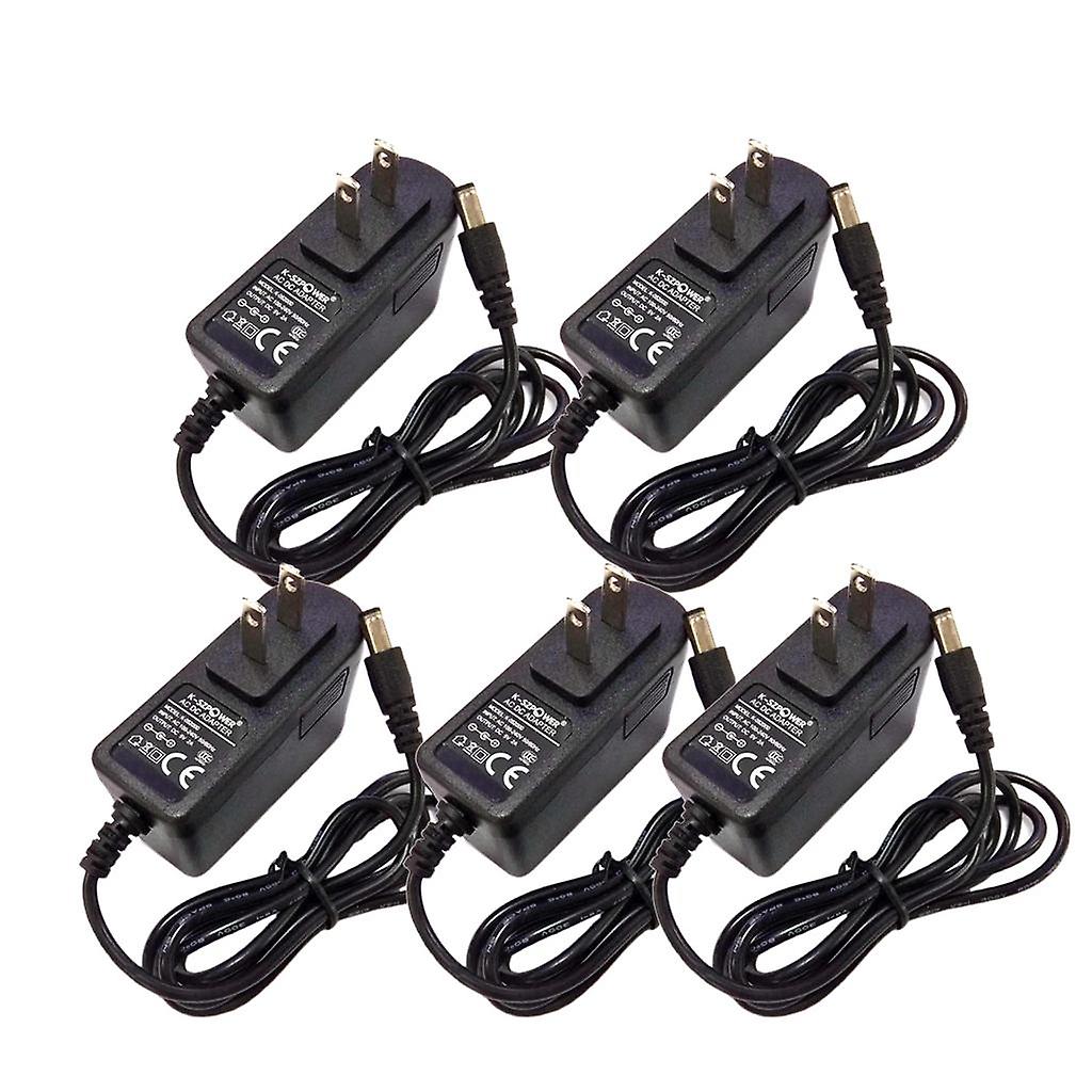 5xUniversal 5V 2A Switching Power Supply Regulated Power Adapter
