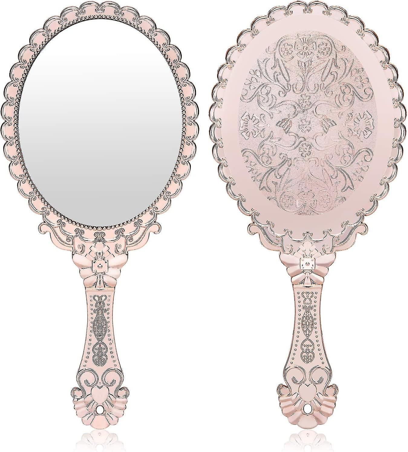 Vintage Handheld Mirror, Yusong Small Hand Held Decorative Mirrors