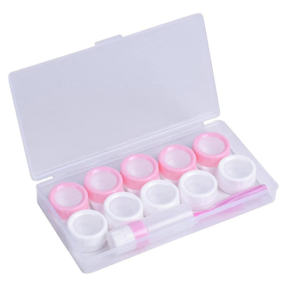 5 Pack Contact Lens Case Container Holder Storage Box