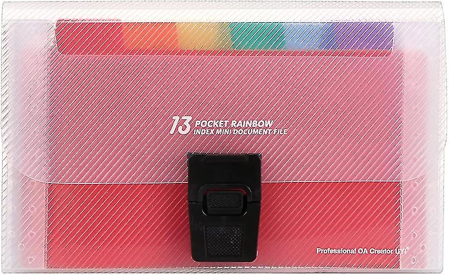 A6 13 Mini Expanding File Accordion File Folder Receipt Organiser File Pockets Folder