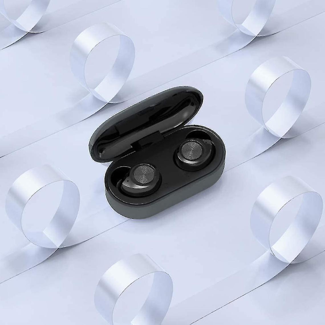 True Wireless Bluetooth 5.0 Earplug With Charging Box, Touch Control Ipx7 Waterproof Sports Headset With Built-in Mic