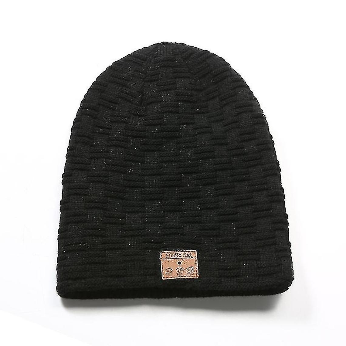Winter Plus Cashmere Version 5.0 Wireless Bluetooth Knitted Beanie Personalized Music Beanie