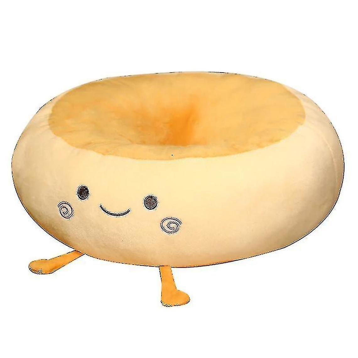 Idea Kawaii Food Bread Plush Stuffed Soft Cake Toast Placemat Sleeping Pad (38*38*14cm)